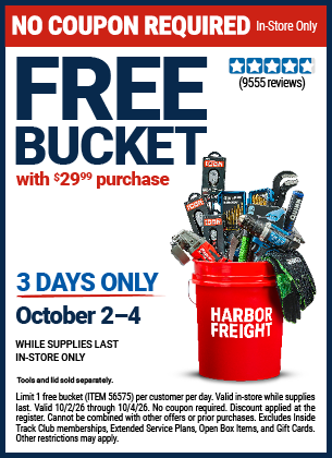 Harbor Freight 0 percent off coupon