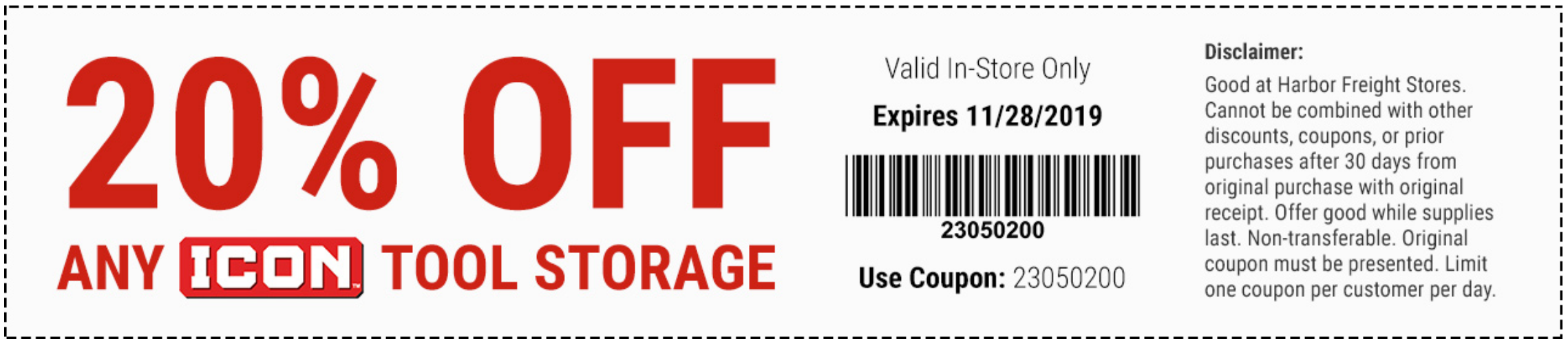 Harbor Freight Tools Coupon Database Free coupons, percent off coupons, toolbox coupons