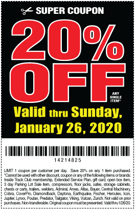 Harbor Freight Tools Coupon Database - Free coupons, percent off ...