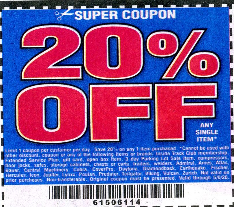 Harbor Freight Tools Coupon Database Free coupons, percent off