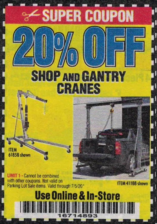 Harbor Freight Tools Coupon Database Free coupons, percent off