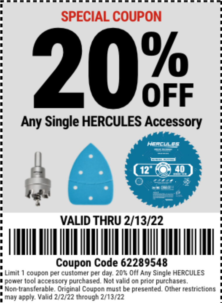 Harbor Freight Tools Coupon Database Free coupons, percent off coupons, toolbox coupons