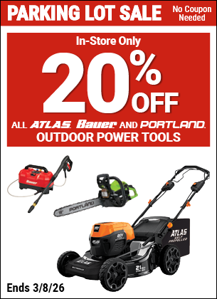 Harbor Freight 20 percent off coupon