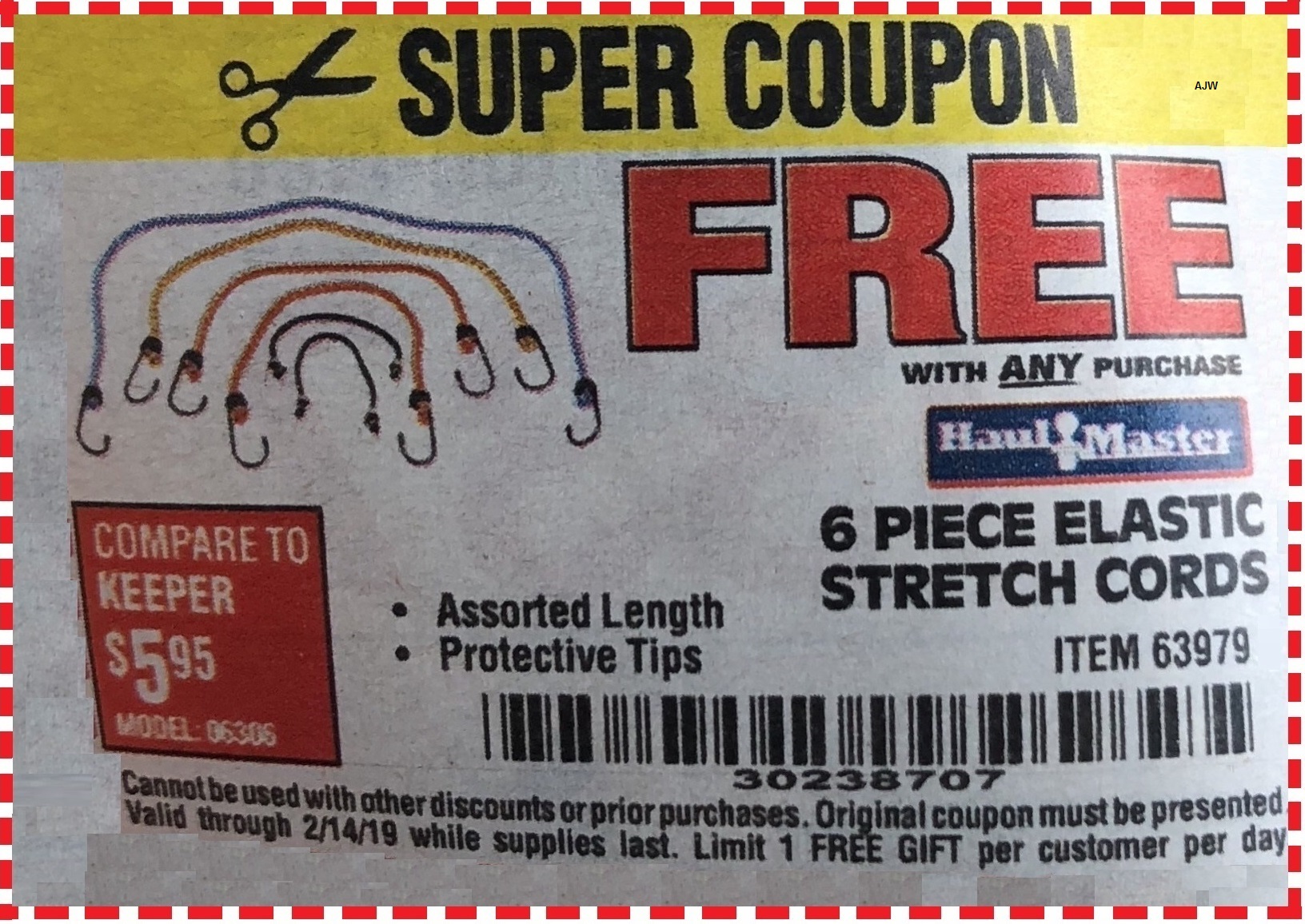 Harbor Freight Tools Coupon Database Free Coupons 25 Percent Off Coupons Toolbox Coupons 6 Piece Elastic Stretch Cords