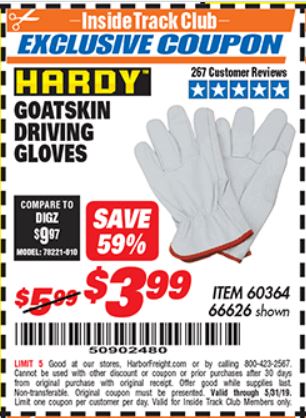 hardy goatskin gloves