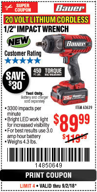 Harbor Freight Impact Gun Coupon Britain, SAVE 35% - www ...