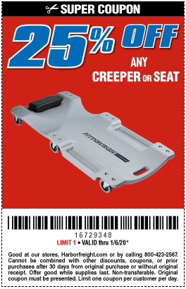 harbor freight 26 tool chest coupon