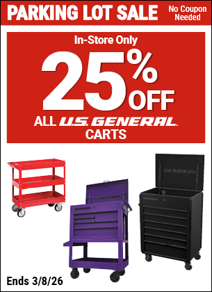 Harbor Freight 25 percent off coupon