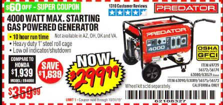 Harbor Freight Tools Coupon Database - Free coupons, 25 percent off ...