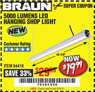Ideas 55 of Harbor Freight Led Shop Light Coupon