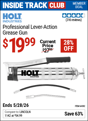 www.hfqpdb.com - HOLT INDUSTRIES PROFESSIONAL-LEVER ACTION GREASE GUN Lot No. 64382