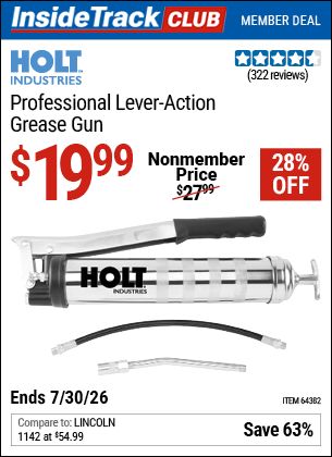 www.hfqpdb.com - HOLT INDUSTRIES PROFESSIONAL-LEVER ACTION GREASE GUN Lot No. 64382