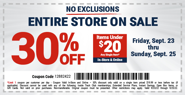 Harbor Freight 30 percent off coupon