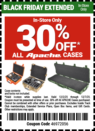 Harbor Freight 30 percent off coupon