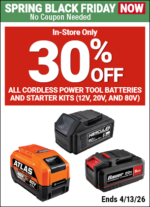 Harbor Freight 30 percent off coupon