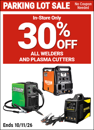 Harbor Freight 30 percent off coupon