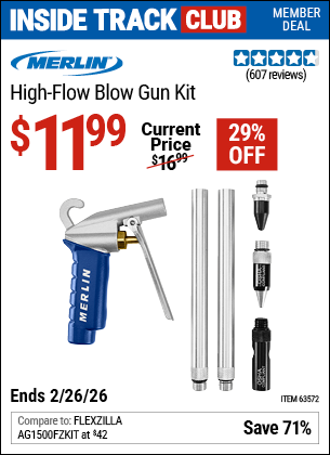 www.hfqpdb.com - MERLIN HIGH-FLOW BLOW GUN KIT Lot No. 63572