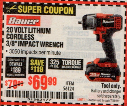 Harbor Freight Tools Coupon Database - Free coupons, 25 percent off ...