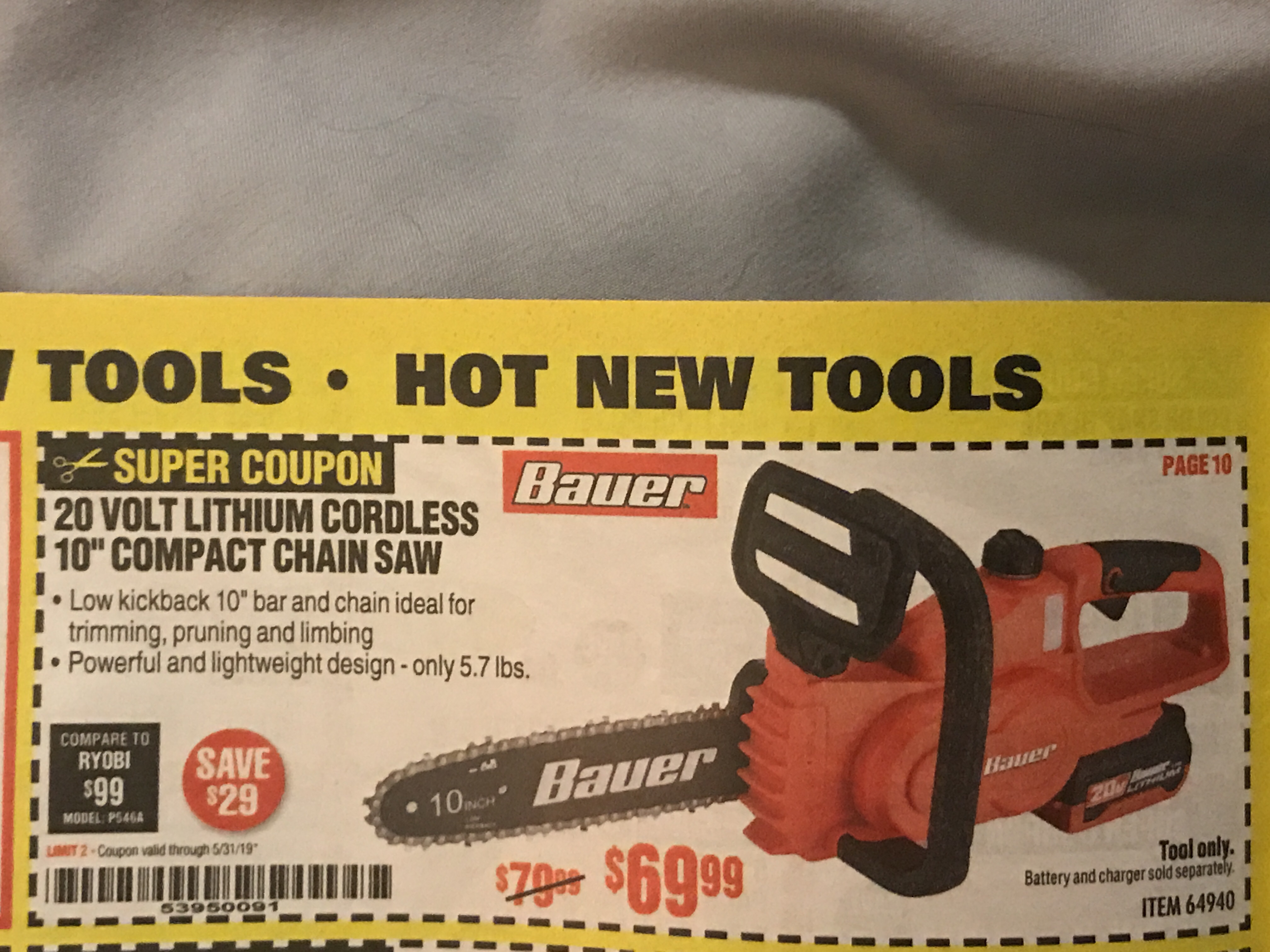 Harbor Freight Battery Operated 