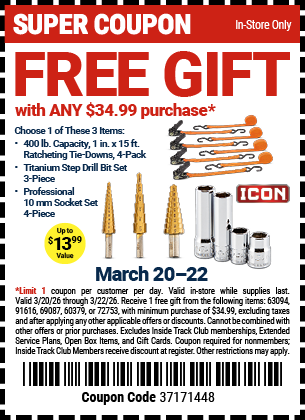 Harbor Freight 0 percent off coupon