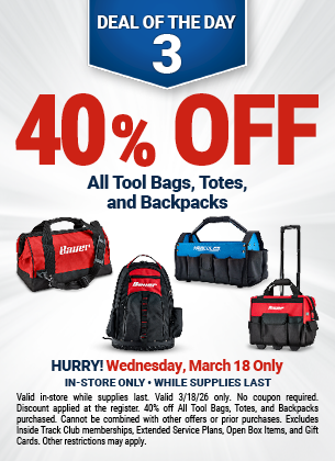 Harbor Freight 40 percent off coupon