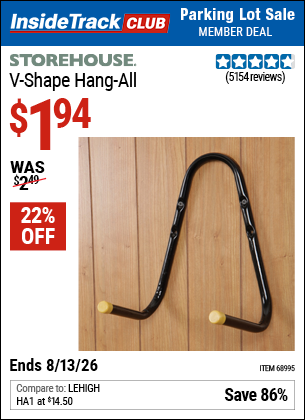 www.hfqpdb.com - STOREHOUSE V-SHAPE HANG-ALL Lot No. 38442/61430/61533/68995