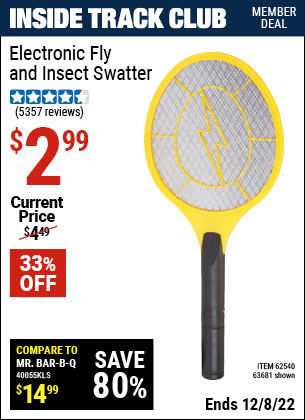www.hfqpdb.com - ELECTRIC FLY & INSECT SWATTER Lot No. 63681/40122/61351/62540/62577