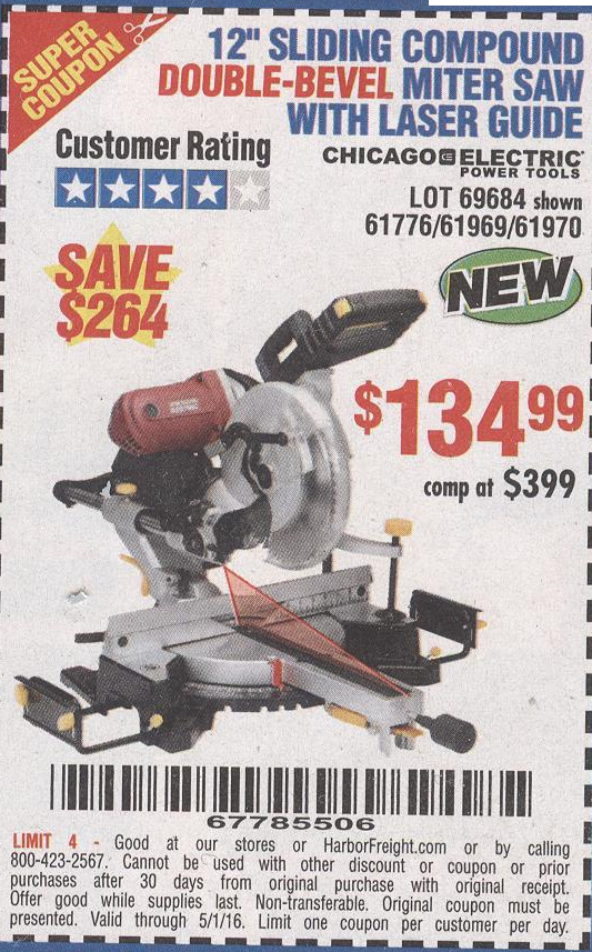 Harbor Freight Tools Coupon Database Free coupons, 25 percent off