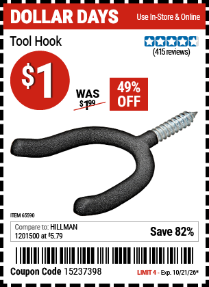 www.hfqpdb.com - TOOL HOOK Lot No. 65590