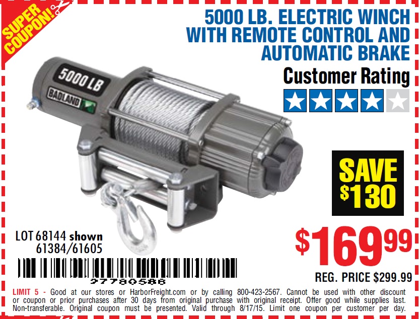 Harbor Freight Winches Review
