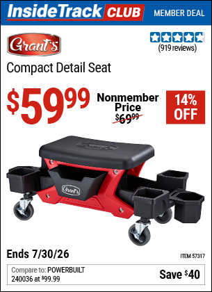 www.hfqpdb.com - GRANT'S COMPACT DETAIL SEAT Lot No. 57317