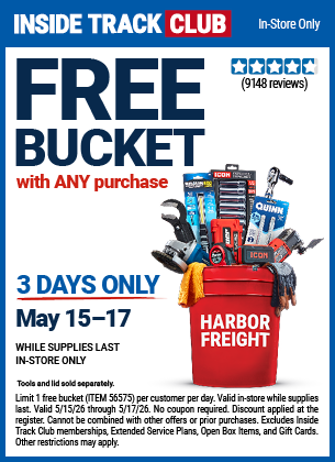Harbor Freight 0 percent off coupon