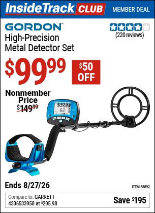 www.hfqpdb.com - GORDON HIGH-PRECISION METAL DETECTOR SET Lot No. 58892