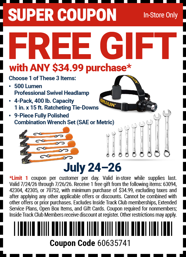 Harbor Freight 0 percent off coupon
