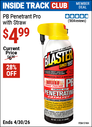 www.hfqpdb.com - B'LASTER PB PENETRANT PRO WITH STRAW Lot No. 57404/56826