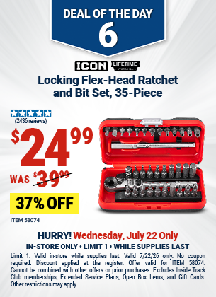 Harbor Freight 0 percent off coupon