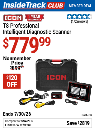 www.hfqpdb.com - ICON T8 PROFESSIONAL INTELLIGENT DIAGNOSTIC SCANNER Lot No. 57740
