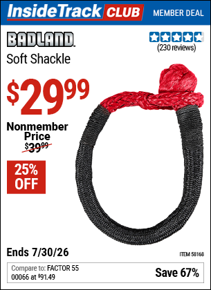 www.hfqpdb.com - BADLAND SOFT SHACKLE Lot No. 58168