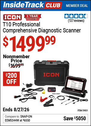 www.hfqpdb.com - ICON T10 PROFESSIONAL COMPREHENSIVE DIAGNOSTIC SCANNER Lot No. 59831