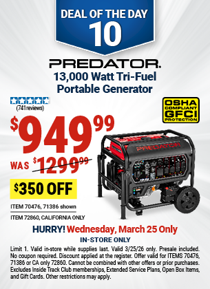 Harbor Freight 0 percent off coupon