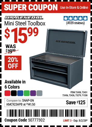 Harbor Freight Tools Coupon Database - Free coupons, 25 percent