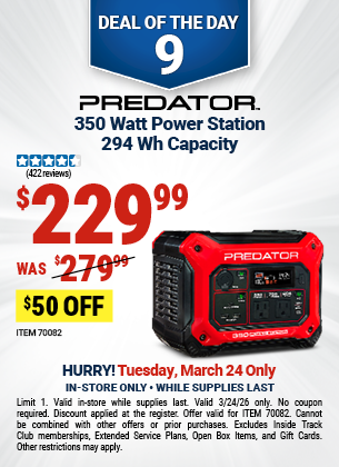 Harbor Freight 0 percent off coupon