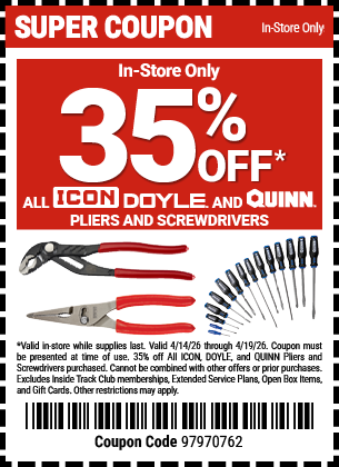 Harbor Freight 35 percent off coupon