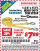 Harbor Freight ITC Coupon 1-3/4" x 15 FT. HEAVY DUTY TOW STRAP Lot No. 36608/61684 Expired: 5/31/15 - $7.99
