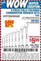 Harbor Freight Coupon 9 PIECE FULLY POLISHED COMBINATION WRENCH SETS Lot No. 63282/42304/69043/63171/42305/69044 Expired: 11/5/15 - $5.99