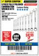 Harbor Freight Coupon 9 PIECE FULLY POLISHED COMBINATION WRENCH SETS Lot No. 63282/42304/69043/63171/42305/69044 Expired: 4/29/18 - $5.99