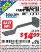 Harbor Freight ITC Coupon KNEE KICKER CARPET INSTALLER Lot No. 2692 Expired: 5/31/15 - $14.99