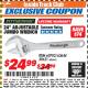 Harbor Freight ITC Coupon 24" ADJUSTABLE JUMBO WRENCH Lot No. 39621/60702 Expired: 3/31/18 - $24.99