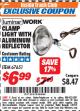 Harbor Freight ITC Coupon CLAMP LIGHT WITH ALUMINUM REFLECTOR Lot No. 67651 Expired: 7/31/17 - $6.99