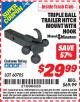 Harbor Freight ITC Coupon TRIPLE BALL TRAILER HITCH MOUNT WITH HOOK Lot No. 62701 Expired: 5/31/15 - $29.99